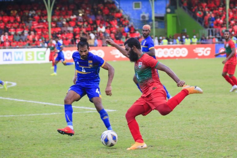 ශ්‍රී ලංකාව මාලදිවයින හමුවේ පරාජයට