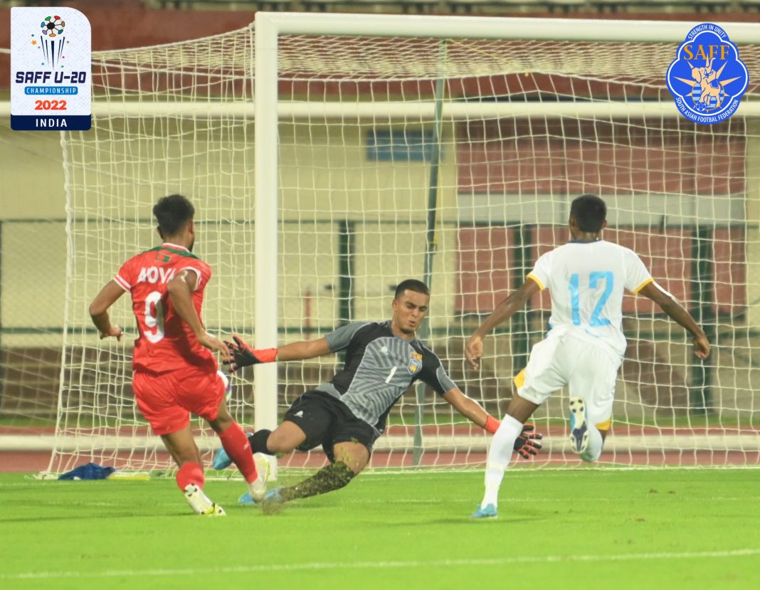 පළමු තරගයේ දීම ශ්රී ලංකාවට ගෝල 1-0ක පරාජයක්