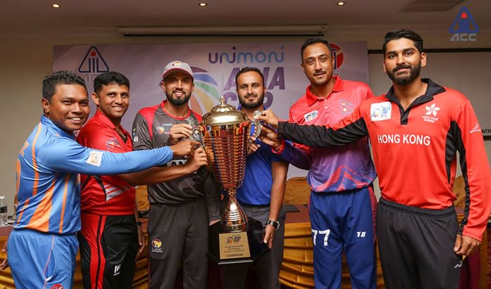 ආසියානු කුසලාන ක්‍රිකට් තරගාවලියක් ඕමානයේ දී..