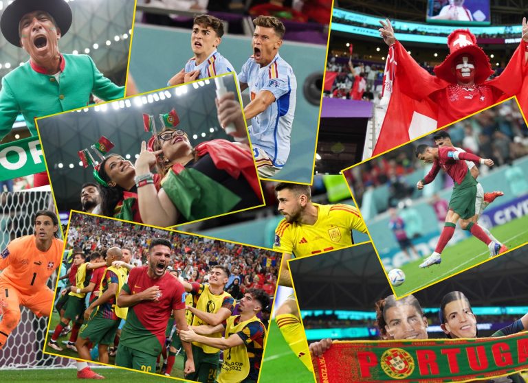 Cristiano Ronaldo බංකුවේ තියා Goncalo Ramos වැඩ පෙන්වයි -Ronaldo’s Replacement Scores a Hat Trick in Portugal’s Romp Over Switzerland