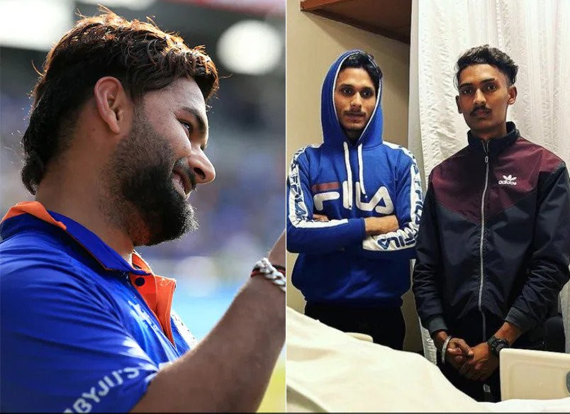 රිෂාබ් පාන්ට් ගේ ජීවිතය බේරූ “වීරයන් දෙදෙනා” පැසසුම් ලබයි-Rishabh Pant Thanks “Two Heroes” Who Helped Him After Car Accident