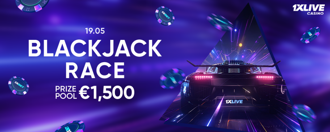 BLACKJACK RACE WITH 1XBET !