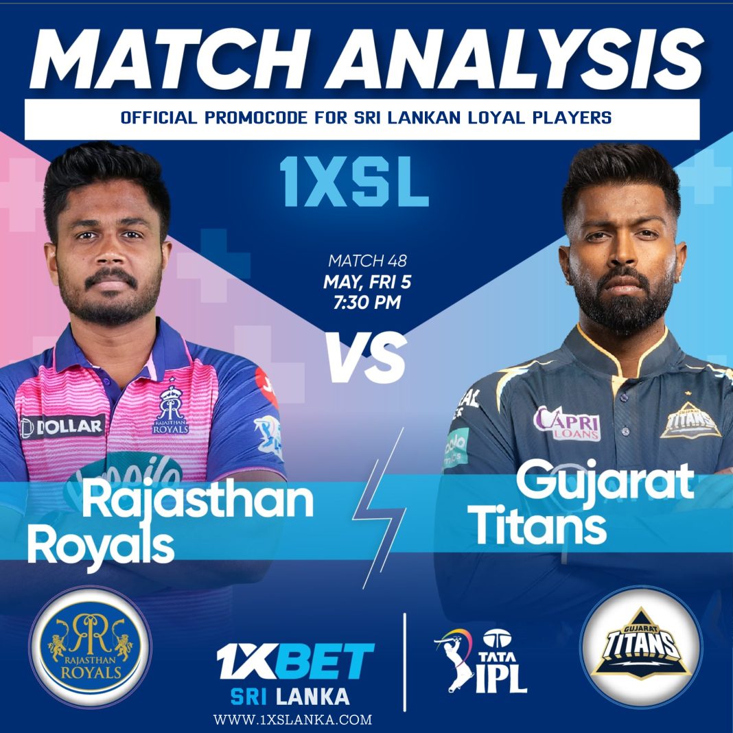 Rajasthan Royals vs Gujarat Titans තරඟ විශ්ලේෂණය – IPL 2023, Rajasthan Royals vs Gujarat Titans Match Analysis.