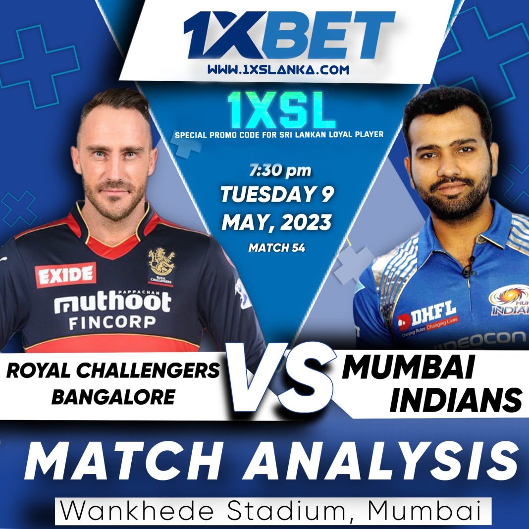 Mumbai Indians vs Royal Challengers Bangalore තරඟ විශ්ලේෂණය – IPL 2023, Mumbai Indians vs Royal Challengers Bangalore Match Analysis.