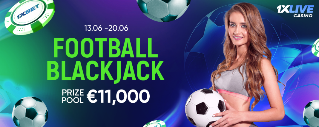 FOOTBALL BLACKJACK WITH 1XBET