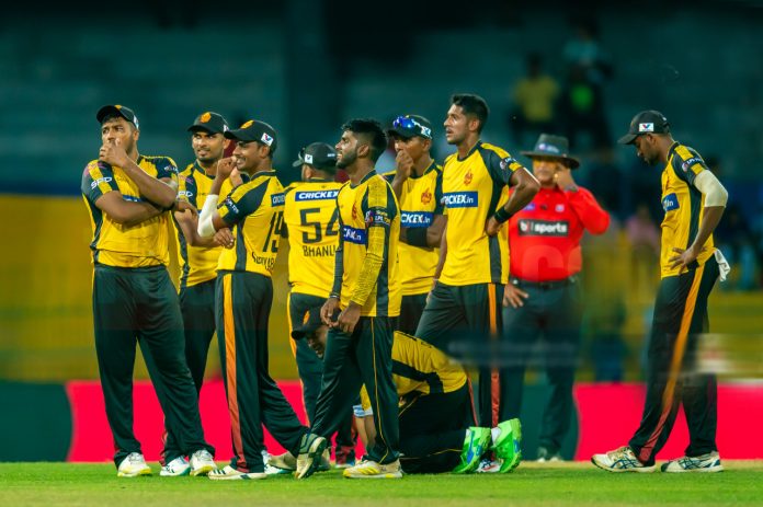 සුපිරි පන්දුවාරයේ ජය ගාල්ලට - Galle Titans defeat Dambulla Aura by super over LANKA PREMIER LEAGUE 2023