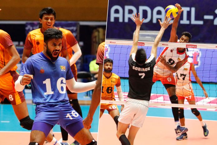 මධ්‍යම ආසියානු වොලිබෝල් කිරුළ නැවතත් ශ්‍රී ලංකාවට-Sri Lanka clinch Central Asian Volleyball title මධ්‍යම ආසියානු පිරිමි වොලිබෝල් ශූරතාවය 2023