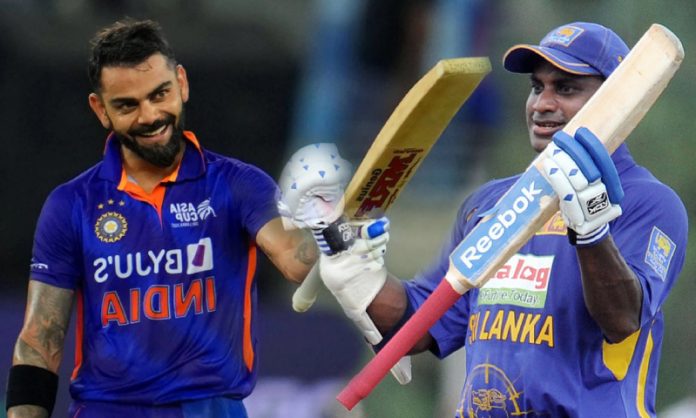 කෝලිට හා සනත් ජයසූරියට පමණක් උරුම වූ විරල වාර්ථාව-A rare record inherited only by Virat Kohli and Sanath Jayasuriya