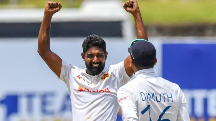 ප්‍රභාත් ජයසූරිය ශ්‍රේණිගත කිරීම්හි හයවැනි තැනට ! Prabhat Jayasuriya ranked sixth!