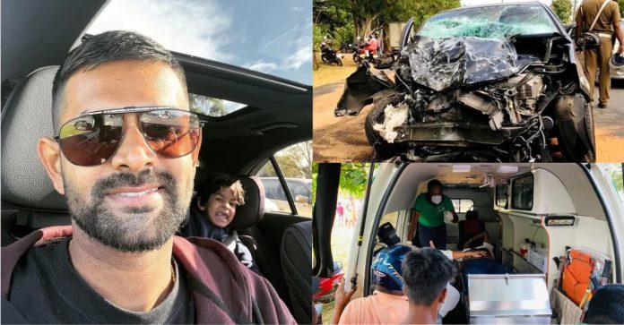 තිරිමාන්නට හදිසි අනතුරක්!- Lahiru Thirimanne hospitalised after car crash in Anuradhapura
