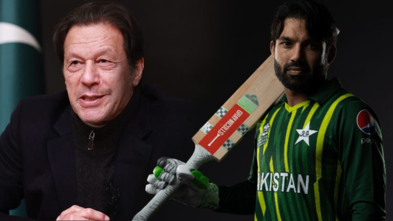 රිස්වාන්ගෙ සමරු අත්සනක් නිසා පාකිස්තානය කැලඹෙයි- Mohammad Rizwan Gives Autograph For Fan On 'Release Imran Khan' Poster