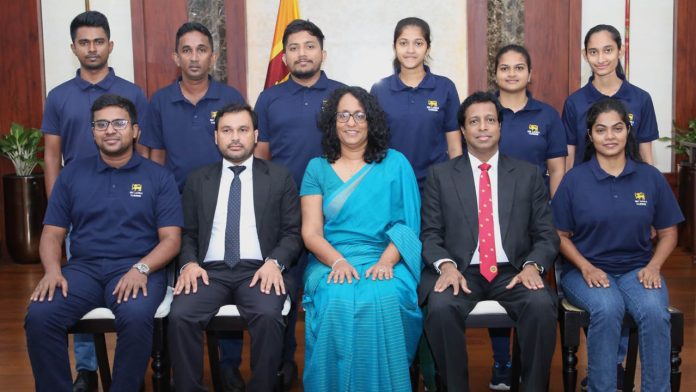 ජාතික කැරම් කණ්ඩායමට අග්‍රාමාත්‍යවරියගෙන් සුබ පැතුම්,අනුග්‍රහය SLC වෙතින්-National Carrom Team sponsored by SLC Carrom World Cup 2024