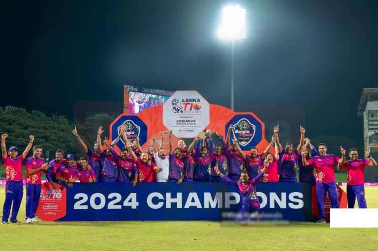 Hambantota මංගල T10 කිරුළ දිනයි!-Hambantota wins the inaugural T10 title! Lanka T10 Super League 2024