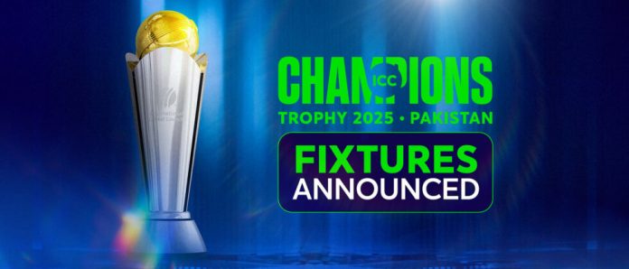 ICC Champions Trophy 2025 සඳහා නිල තරගාවලි නිවේදනය කරන ලදී-Official fixtures announced for ICC Champions Trophy 2025 ICC Champions Trophy 2025