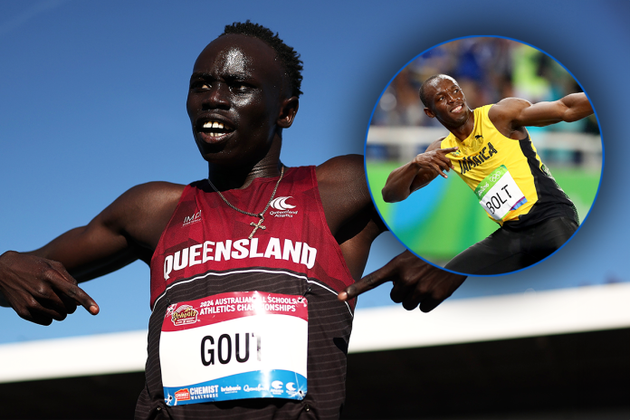 Usain Boltගේ වාර්තාව Gout Gout බිදදමයි Gout Gout has two-word reaction to smashing Usain Bolt record
