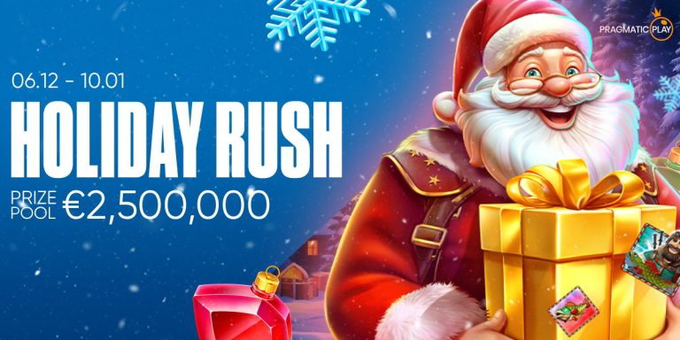 HOLIDAY RUSH WITH 1XBAT