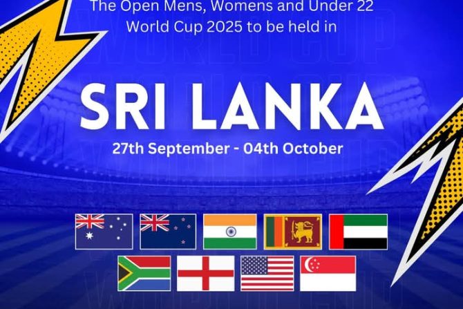 2025 ගෘහස්ථ ක්‍රිකට් ලෝක කුසලානය සැප්තැම්බර් මස ශ්‍රී ලංකාවේ පැවැත්වේ-2025 Indoor Cricket World Cup to be held in Sri Lanka in September