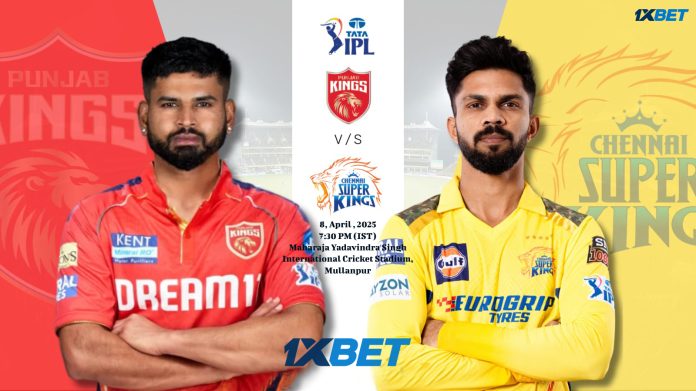 IPL 2025: Match 22, PBKS vs CSK Match Prediction – Who will win today’s IPL match between PBKS vs CSK??අද ජයග්‍රහනය කාටද?