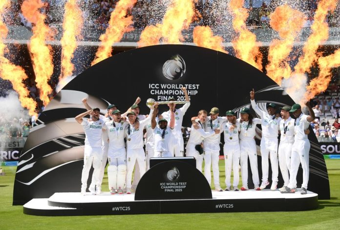 ක්‍රිකට් ලොව වාසනාවන්තයා පරදා දකුණු අප්‍රිකාව දශක ගණනක සිහිනය සැබෑ කර ගනී!-South Africa beat Australia, South Africa won by 5 wickets World Test Championship Final 2025