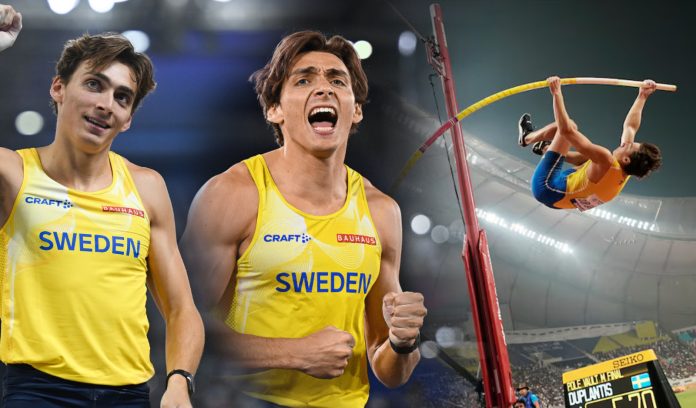 Mondo Duplantis හෙවත් රිටි පැනීමේ රජු නැවත වරක් ලෝක වාර්තාව අලුත් කරයි!