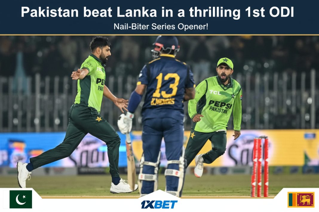 රාවල්පින්ඩි හි තියුණු සටනකින් පසු ශ්රී ලංකාව පරාජය කිරීමට පාකිස්තානය සමත් විය.