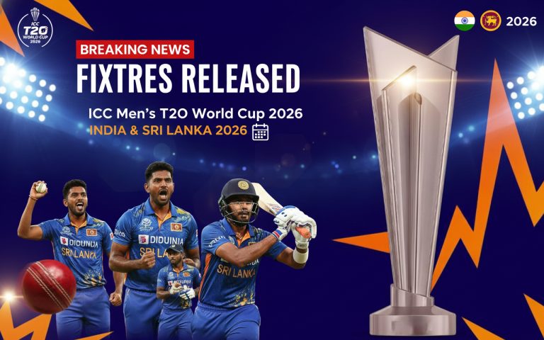 2026 ICC පිරිමි T20 ලෝක කුසලානය සඳහා කණ්ඩායම් සහ කාලසටහන නිකුත්කරයි.