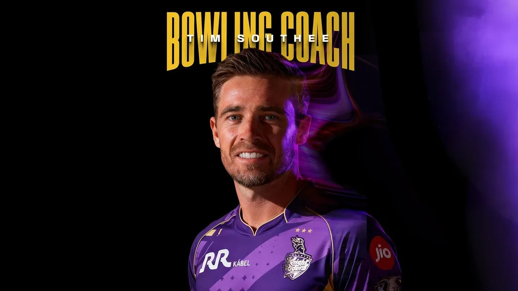 කොල්කටා නයිට් රයිඩර්ස් කණ්ඩායමේ පන්දු යැවීමේ පුහුණුකරු ලෙස Tim Southee පත් කෙරේ!