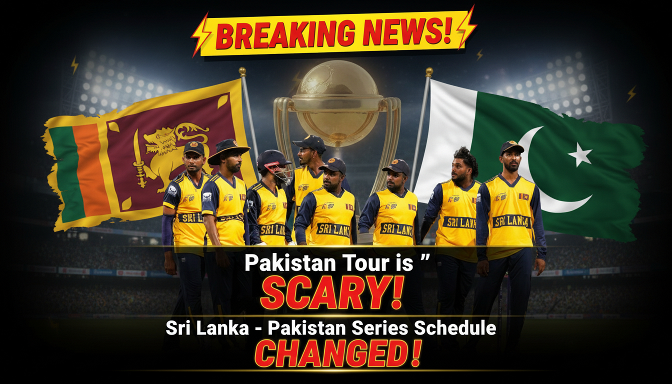 ශ්‍රී ලංකා – පාකිස්තාන තරගාවලි කාලසටහන වෙනස් කරයි, ශ්‍රී ලංකා ක්‍රිකට් වෙතින් විශේෂ නිවේදනයක්!