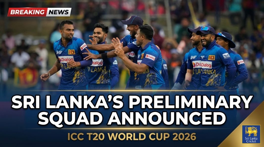 ICC T20 ලෝක කුසලානයට යන ශ්රී ලංකා මූලික සංචිතය ප්රකාශයට පත් කෙරේ!
