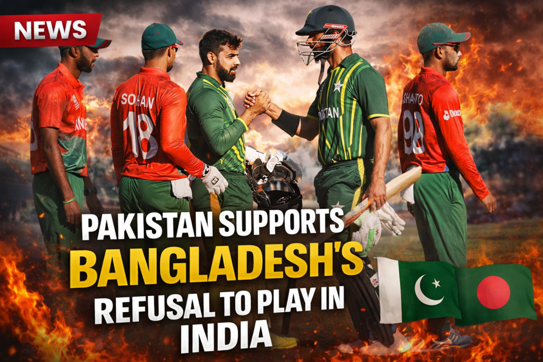 බංග්ලාදේශ ක්රිකට් මණ්ඩලයේ තීරණයට පාකිස්තාන සහය!