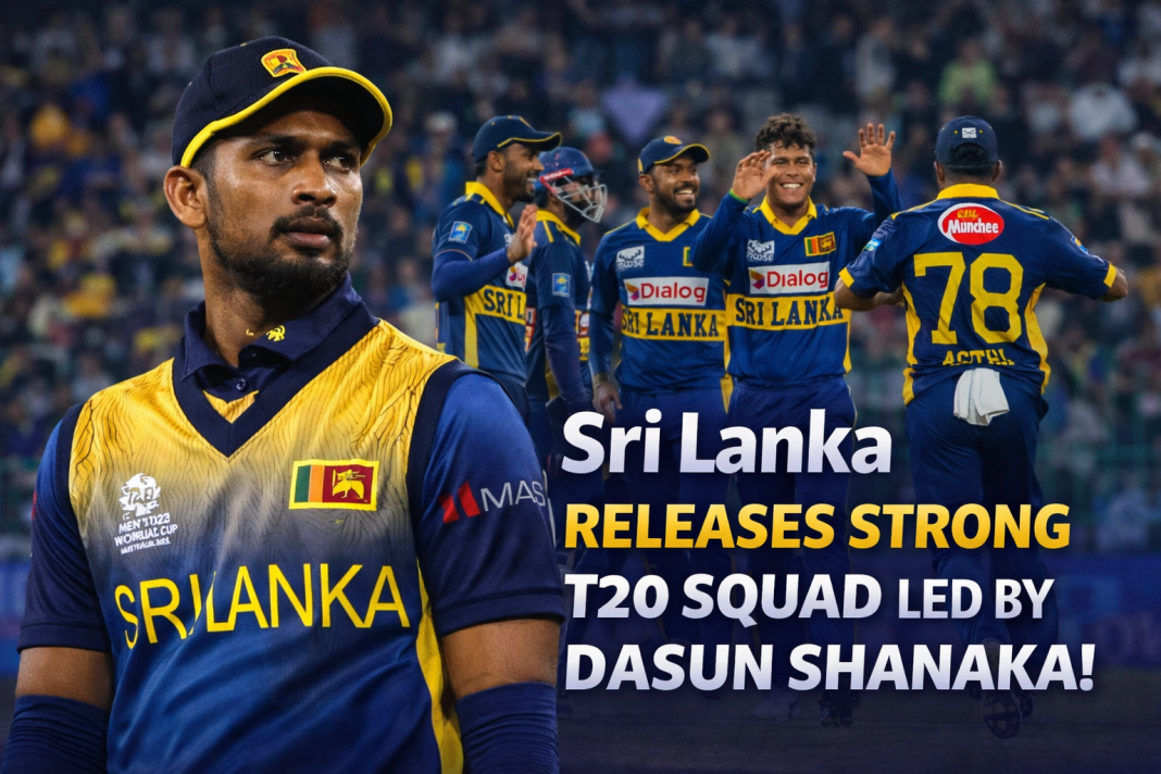 දසුන් ශානකගේ නායකත්වයෙන් යුත් ශ්රී ලංකා ප්රබල T20 සංචිතය නිකුත්කරයි!