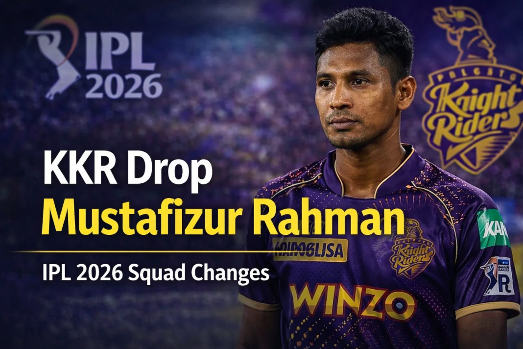 කොල්කටා නයිට් රයිඩර්ස් කණ්ඩායමෙන් මුස්තාෆිසුර් රහ්මාන් නිදහස් කිරීමට BCCI නියෝග!