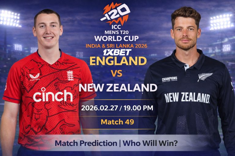 2026 T20 ලෝක කුසලානය: 49 වන තරඟය, සුපිරි අට වටය, ENG vs NZ තරඟ අනාවැකිය - අද තරඟයේ ජයග්‍රහණය කරන්නේ කවුද?