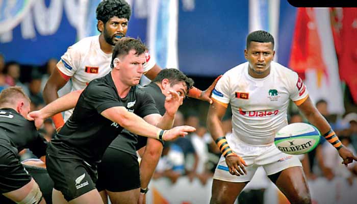 නවසීලන්තයේ කිලෝග්‍රෑම් 85 ට අඩු ජාතික රග්බි කණ්ඩායම ශ්‍රී ලංකාවට!