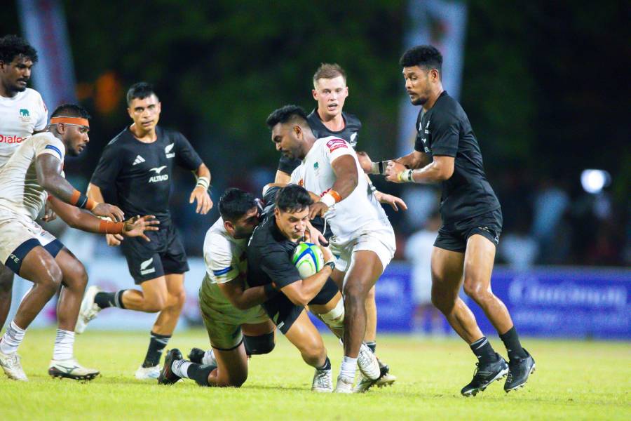 නවසීලන්තයේ කිලෝග්‍රෑම් 85 ට අඩු ජාතික රග්බි කණ්ඩායම ශ්‍රී ලංකාවට!
