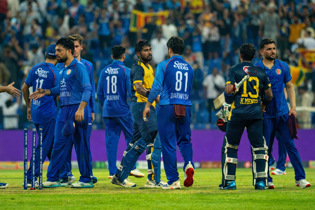ශ්‍රී ලංකාව සහ ඇෆ්ගනිස්ථානය අතර සුදු පන්දු තරගාවලිය කල්යයි. Sri Lanka vs Afghanistan White-ball Series in UAE