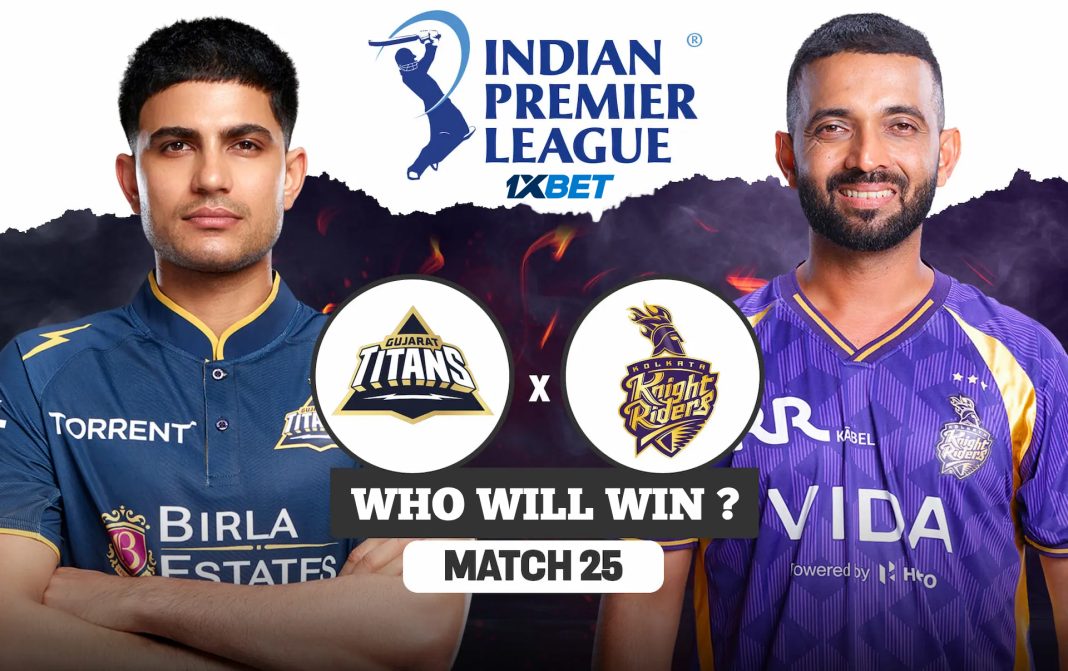 IPL 2026: 25 වන තරගය, GT vs KKR තරඟ අනාවැකිය - ? අද IPL තරඟයෙන් කවුද ජයග්‍රහණය කරන්නේ?