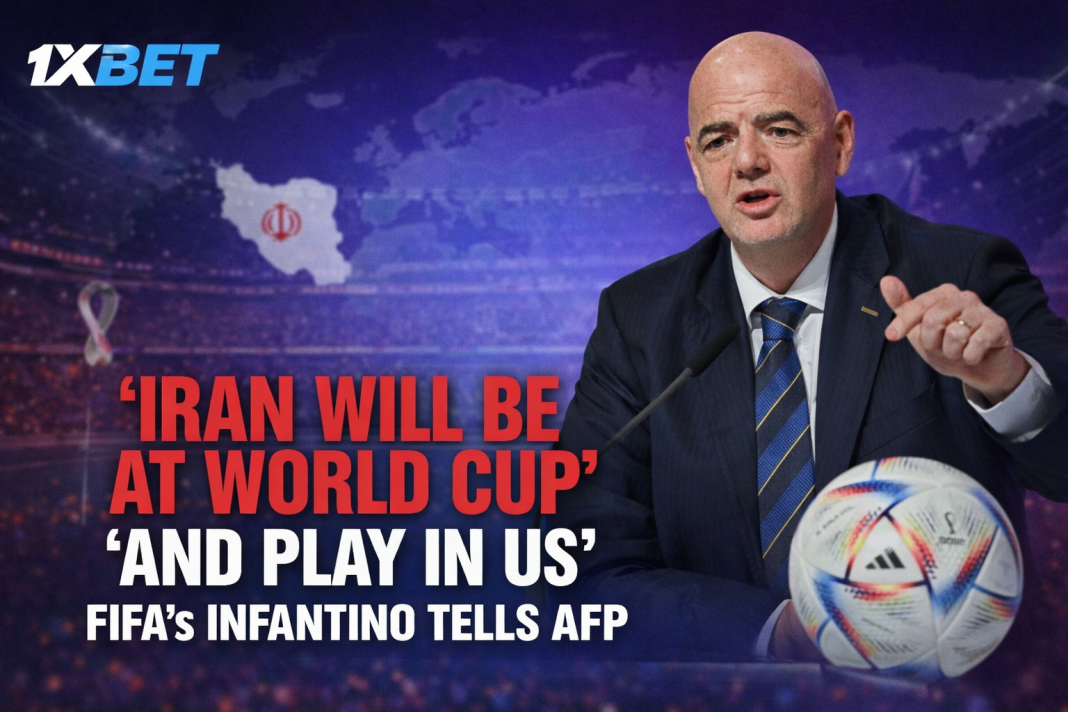 ආරක්ශාව පසෙකලා ඉරාන ලෝක කුසලාන තරග ඇමරිකාවෙදිම! – ඉන්ෆැන්ටිනෝ Iran will play World Cup games in US - Infantino