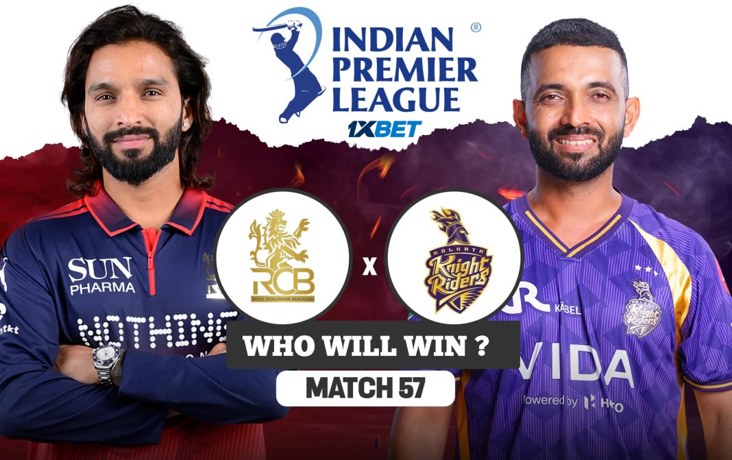 IPL 2026: තරඟය 57, RCB vs KKR තරඟ අනාවැකිය - අද පැවැත්වෙන Royal Challengers Bengaluru vs Kolkata Knight Riders අතර IPL තරඟයෙන් කවුද දිනන්නේ?