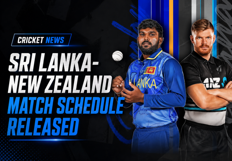 ශ්‍රී ලංකා - නවසීලන්ත තරඟාවලියේ කාලසටහන නිකුත් කෙරේ