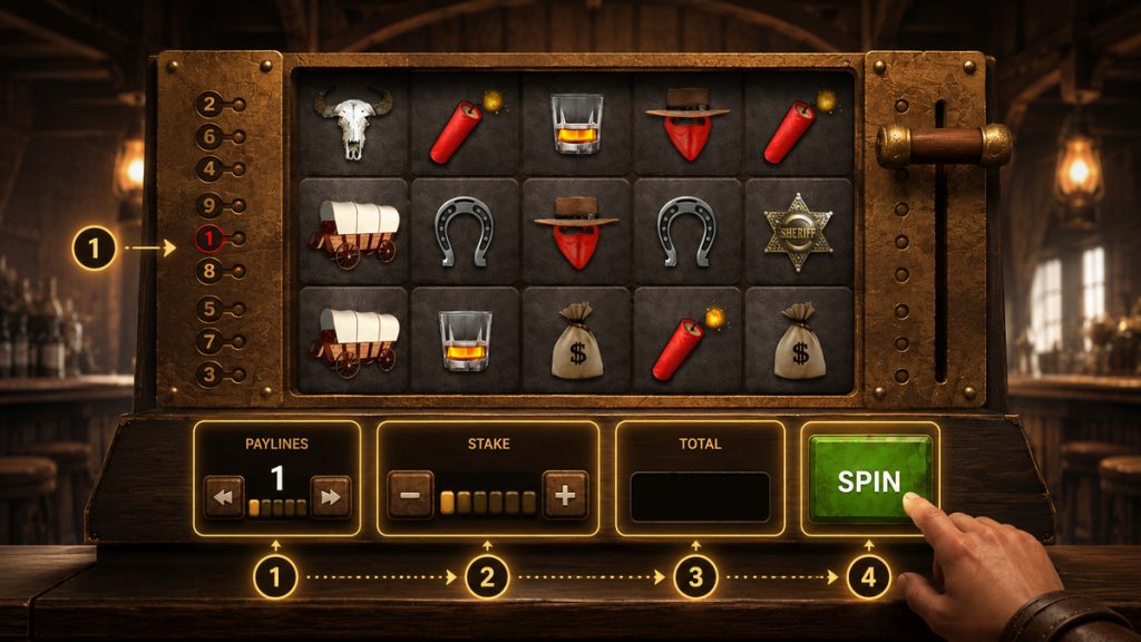 Western Slot ක්‍රීඩාව ක්‍රීඩා කරන්නේ කොහොමද?