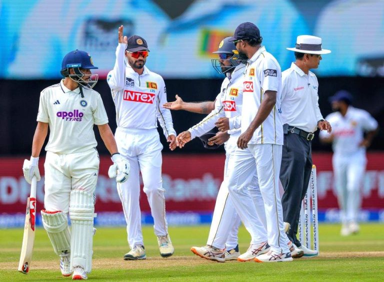 ශ්‍රී ලංකාව පළමු ටෙස්ට් තරගයෙන් පරාජයට පත්වෙයි.