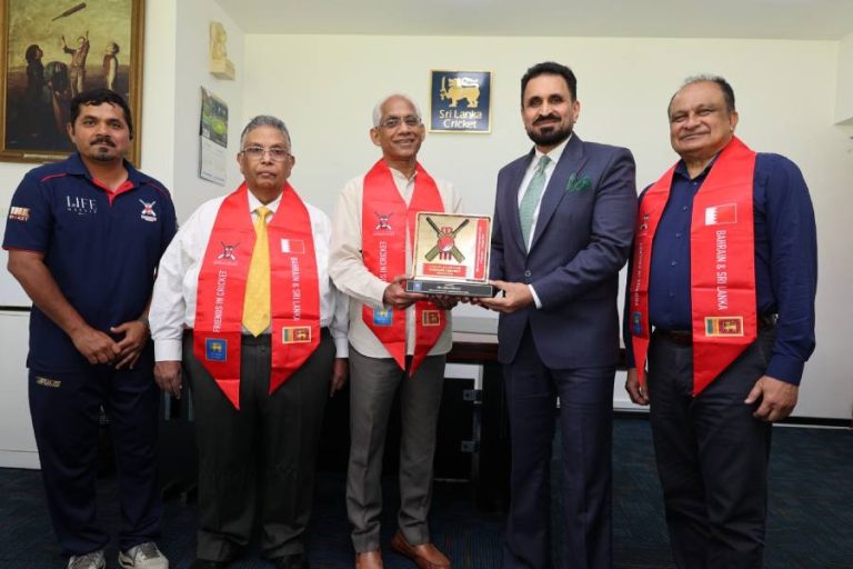 ශ්‍රී ලංකා ක්‍රිකට් ආයතනයෙන් බහරේන් ක්‍රිකට් කණ්ඩායමට අතහිත!